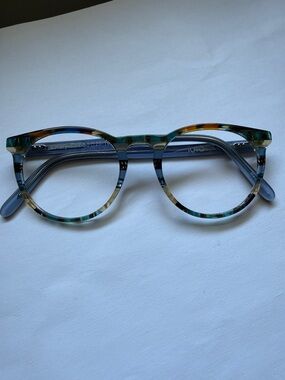 IOTA Multicolor Tortoiseshell Glasses Frames preowned with case